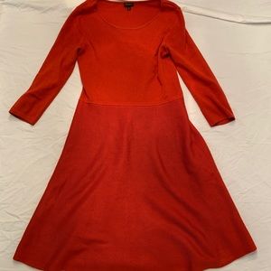 Talbots Burnt Orange Dress